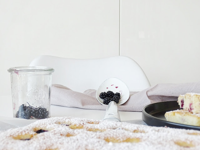 Auf der Mammilade|n-Seite des Lebens | Lifestyle Blog | Rezept | Rührkuchen mit Brombeeren