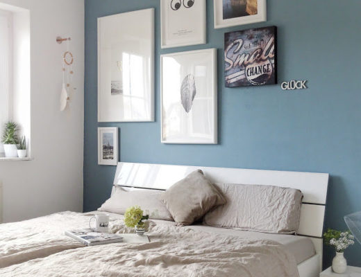 Schlafzimmer-Makeover mit neuer Wandfarbe - Tipps, Tricks und Gründe für dunklere Wandfarben in kleineren Räumen - mammilade.com