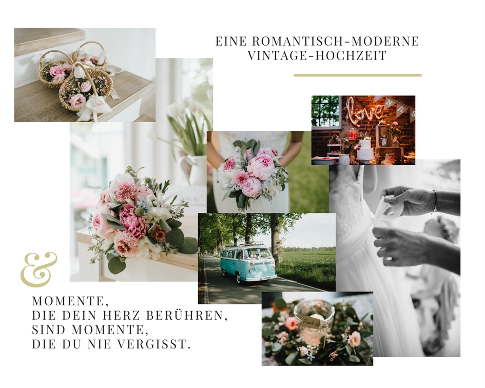Eine romantische, moderne Vintage-Hochzeit - www.mammilade.blogspot.de