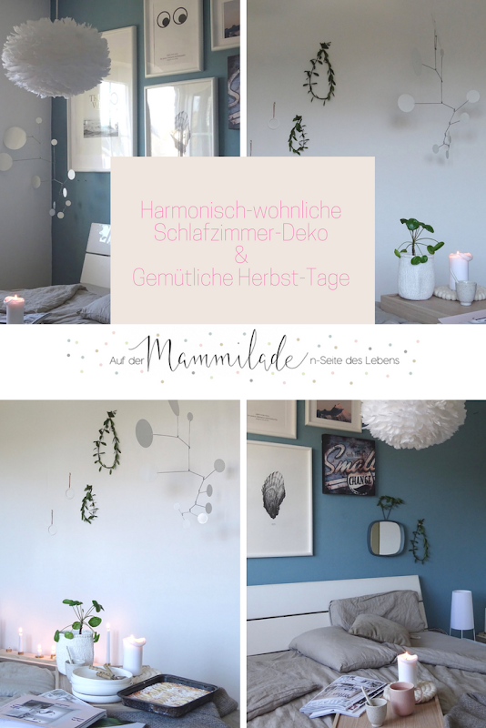 Harmonisches Fresh-up im Schlafzimmer und gemütliches Wohnen - https://mammilade.blogspot.de