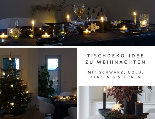 Weihnachtliche Tischdeko-Idee 'In sternklarer Nacht' | mammilade.com