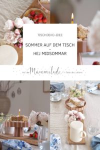 Eine sommerliche Tischdeko-Idee: Hej Midsommar | mammilade.com